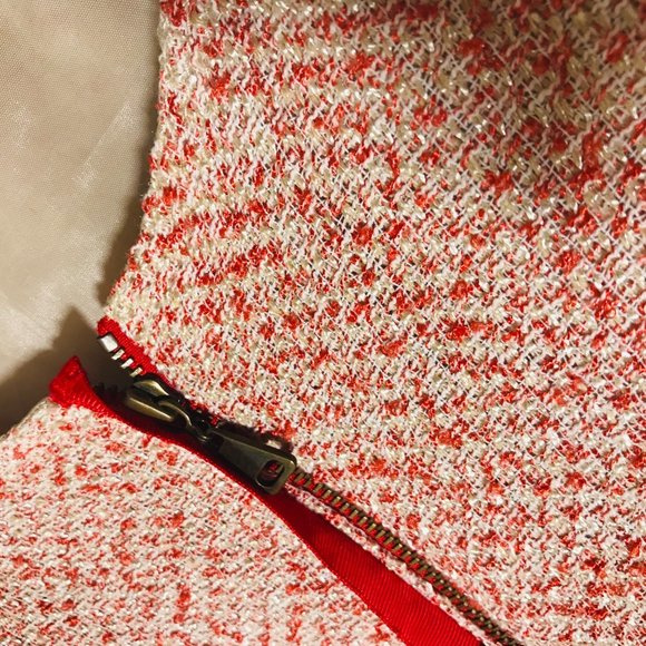 MAGASCHONI Tweed Sleeveless Sheath Dress Size 4 - Picture 7 of 10